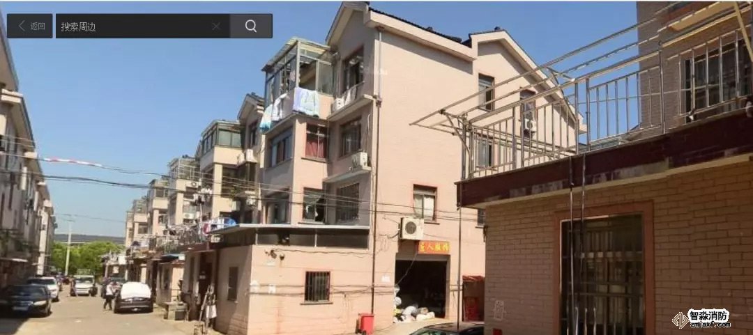 湖鶴苑(東區)火災現場